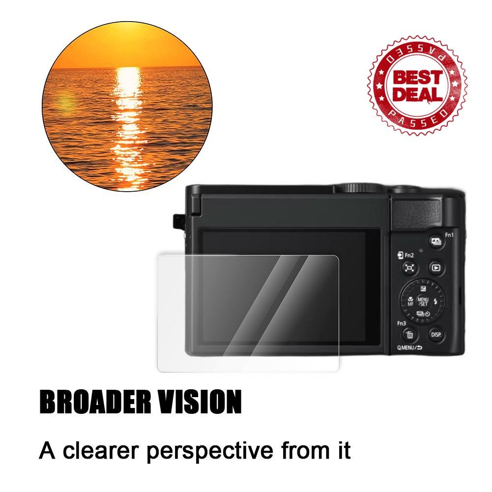 สําหรับ Lumix Dc-tz99$ สําหรับ Panasonic Zs99 Tz99 ฟิล์มกล้องฟิล์มกระจกนิรภัยป้องกันหน้าจอ W0g0