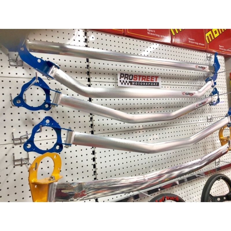 ค้ำโช้ค Spec R ทรง Cusco รุ่น jazz Gd Cefiro Evolution Ex Accord Juke front strut bar ค้ำโช๊ค ค้ำตัวถัง ค้ำตรงรุ่น 90s