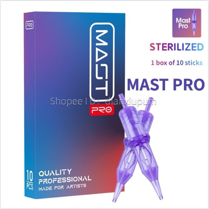 "มีจําหน่าย" 10 ชิ้นทิ้ง MAST ตลับหมึกสักรอบอายไลเนอร์ถาวรแต่งหน้าเครื่องฆ่าเชื้อตลับหมึกฆ่าเชื้อ PMU eyebrow eye lip tattoo ผลิตภัณฑ์ความงาม