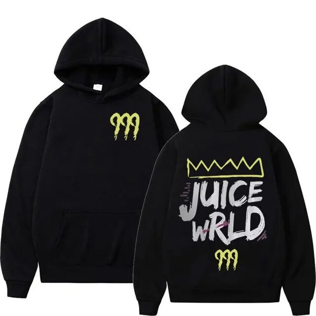 😆ผ้าฝ้าย Hoodie🤗 ใหม่ น้ําผลไม้ Wrld 999 Rapper Music เสื้อผู้ชาย Hop Juice Wrld พิมพ์แขนยาว M-3XL