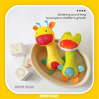 Rattle Baby Stick พร้อม Bell Interactive ของเล่นสําหรับเด็ก เด็กแรกเกิด เด็กหญิง