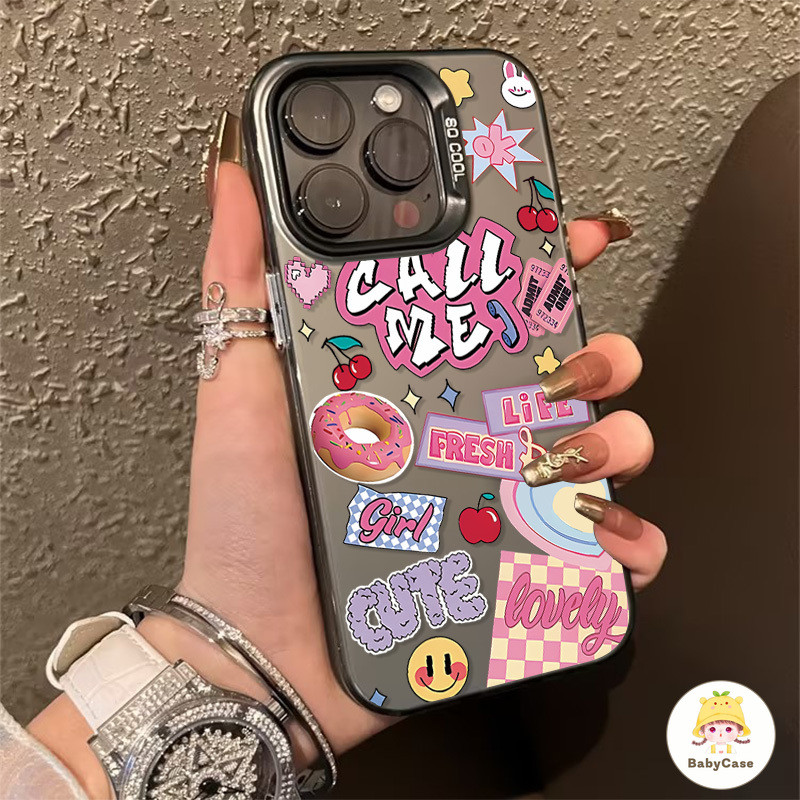 เคส VIVO Y21 Y17s Y20 Y11 Y17 Y16 Y15 Y12 Y21s Y36 Y27 Y27s Y22 Y31 Y30 Y35 Y12s Y91 Y02 Y33s ตัวอักษรกราฟฟิตีหวาน