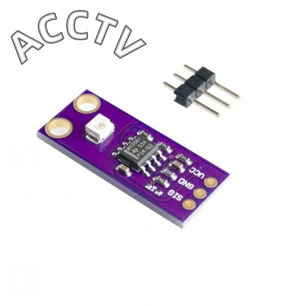 Guva-s12sd UV Detection Sensor โมดูล S12SD Light Sensor Diy ชุดอิเล็กทรอนิกส์ PCB บอร์ดโมดูล 240nm-370nm สําหรับ Arduino