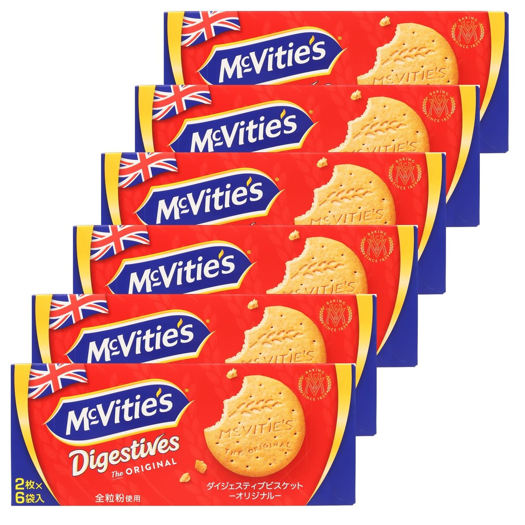 McVitie Digestive Biscuit Original (2 pieces x 6 bags) x 6 pieces
