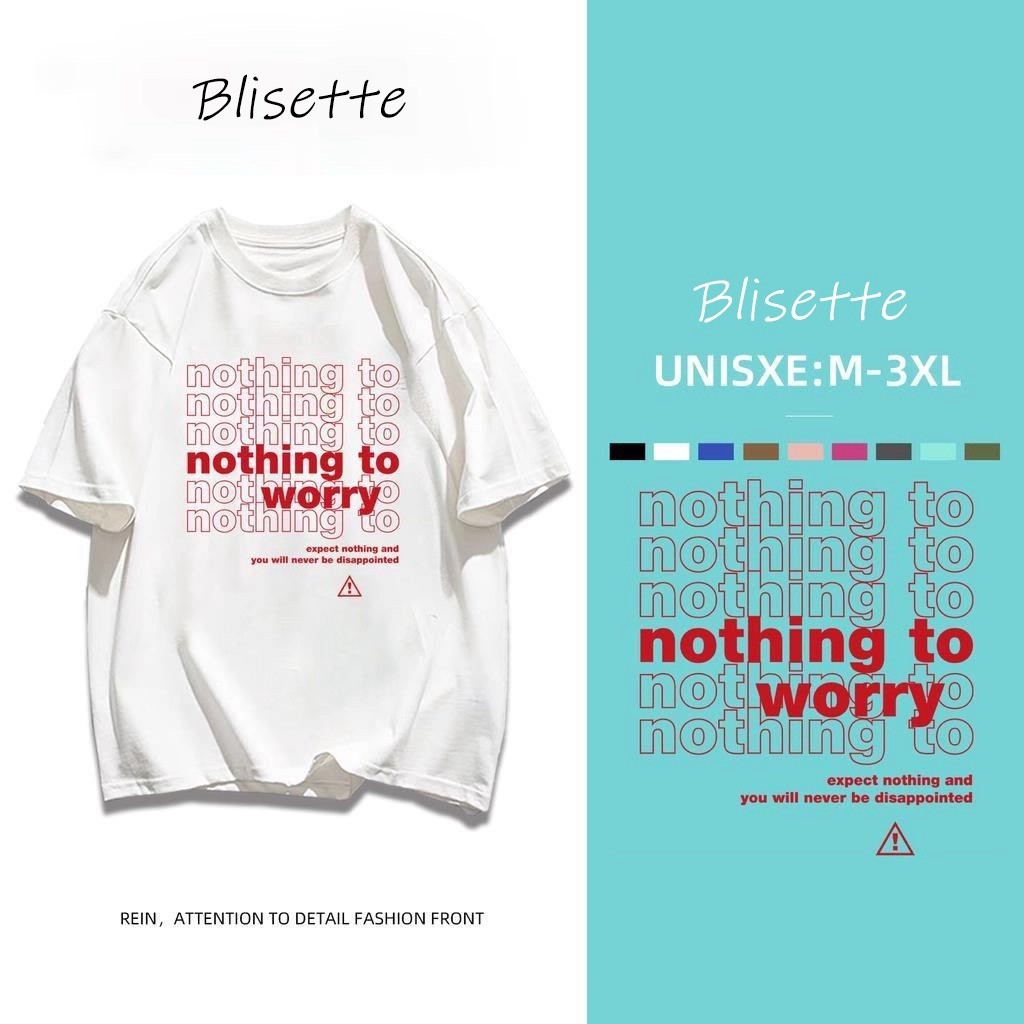 🚚【จัดส่งจากไทย】เสื้อยืดแฟชั่นเกาหลี แขนสั้นพิมพ์ลายตัวอักษรศิลปะ คอกลม ผ้าหนา ไซส์ใหญ่