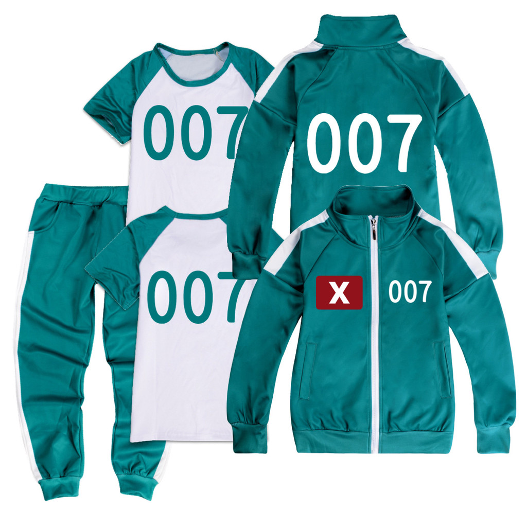 【110-170】game jacket for kids 456 Jacket+Pants+Tshirt 3pcs  001 120 set