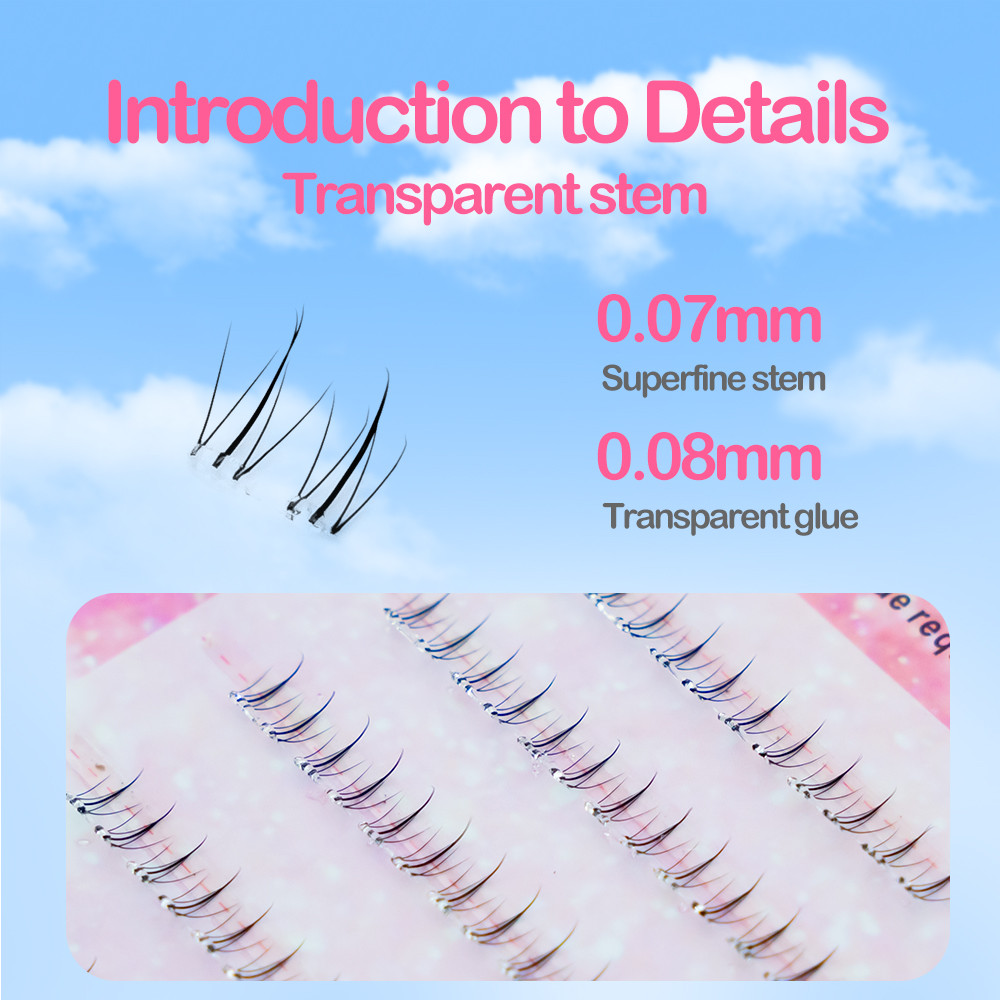 ขนตาปลอมแบบมีกาวในตัว เหมาะสำหรับผู้เริ่มต้น ติดง่ายติดเร็ว พร้อมส่งทันทีขนตาสวยสไตล์เกาหลีสไตล์หวาน - รูปที่ 5
