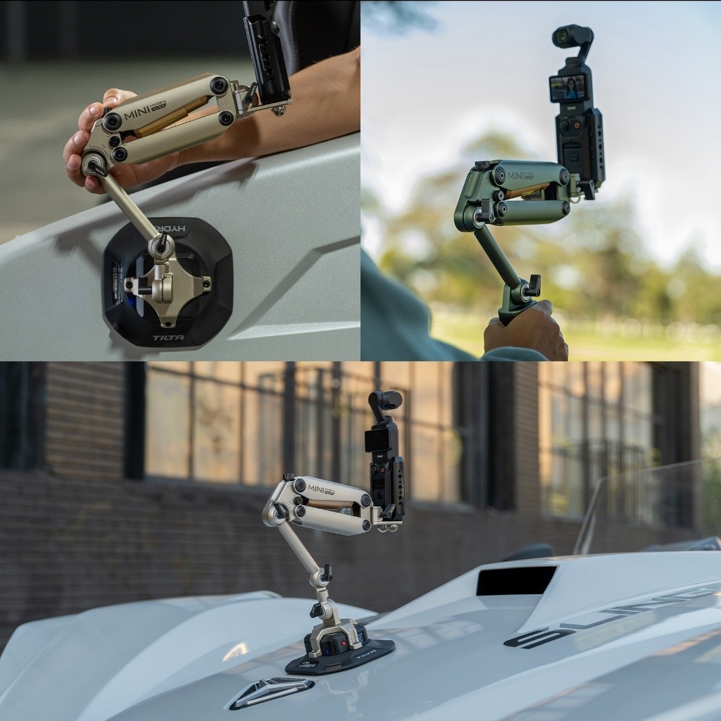 Tilta HDA-T15 Hydra Alien Mini รถ Shock Absorbing Arm รถยิงถ้วยดูดไฟฟ้าสําหรับ DJI Pocket 3 สําหรับ insta360 X3 X4 - รูปที่ 2