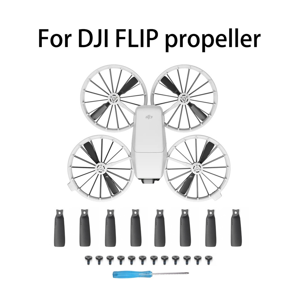 สําหรับใบพัด DJI Flip 4022F อุปกรณ์เสริมโดรนใบมีดปีกไร้คนขับขนาดกะทัดรัดและเสียงต่ํา