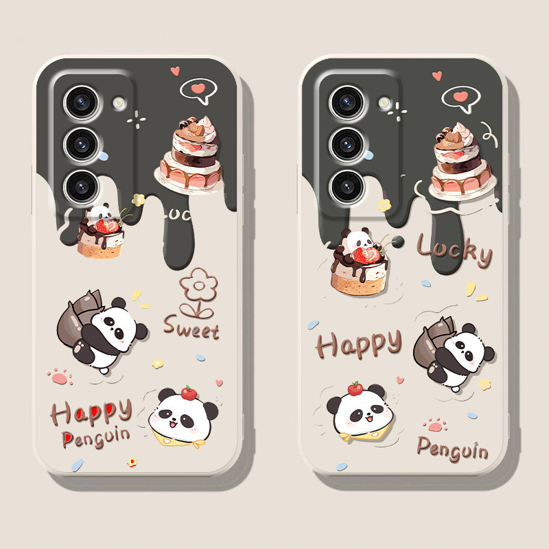 Panda Casing for samsung s23/fe/plus,s24/s25,ultra,s22,s21/fe,s20,s10/lite,s9,s8,s7/edge,f12,f41,f62