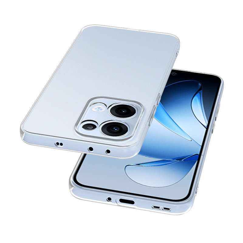 เคส โปร่งใส ใสกันกระแทก ซิลิโคน สำหรับ OPPO Reno13 Reno13F Reno13Pro Reno 12 12F 11 11F 10  8Z 7Z  Find X8 Pro 2024 018