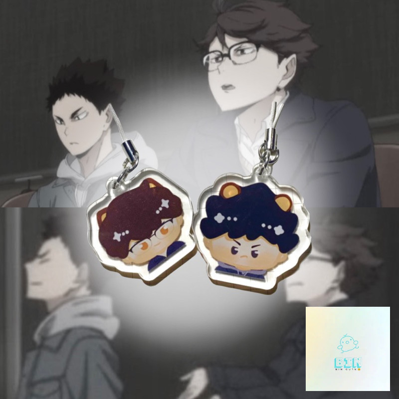 Phone Charm Size Gap Iwaizumi Oikawa Haikyuu