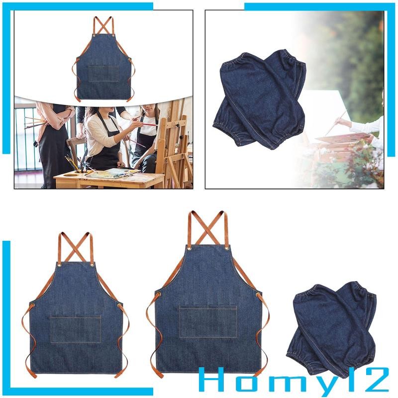 [HOMYL2] Chef Apron Kids Multifuntional for Hair Stylist Cafes