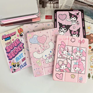 เคสไอเเพด Air6 11นิ้ว gen10 gen11/gen10 gen7/gen8/gen9 10.2 Air1/Air2/Air3 pro10.5พับได้ มีช่องใส่ปากกา Air4/Air5 10.9