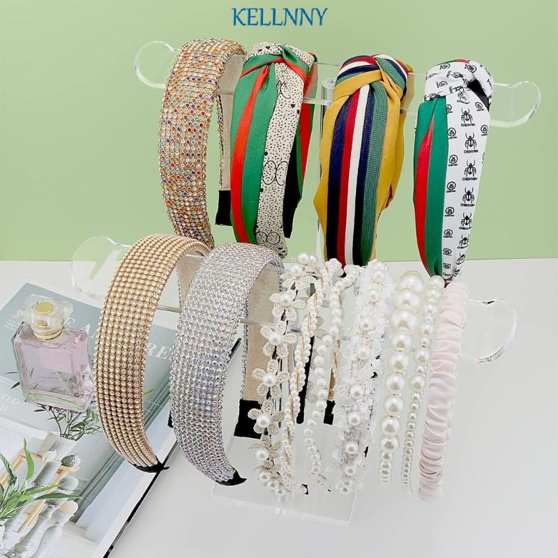 Kellnny Jewellery Organiser Rack ที่คาดผม Organizer สําหรับหญิงสาวผู้หญิงขาตั้งจอแสดงผล