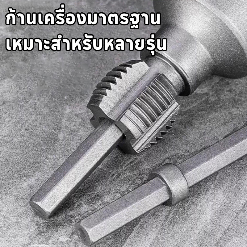 เครื่องต๊าปเกลียวท่อน้ำ PVC/PPR ขนาด 4จุด 6จุด ชุดเปิดท่อประปา โลหะผสมเหล็กคุณภาพ ราคา ถูกที่สุด ดีลบีเคเค แกลเลอรีภาพที่ 4