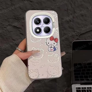 เคสสำหรับ Redmi Note 15 5G เคส Redmi Note 15 14 Pro 5G Redmi Note 15 14 Pro Plus เคสโทรศัพท์มือถือลายการ์ตูนสีชมพู Melody กันกระแทก แข็ง น่ารัก Katie