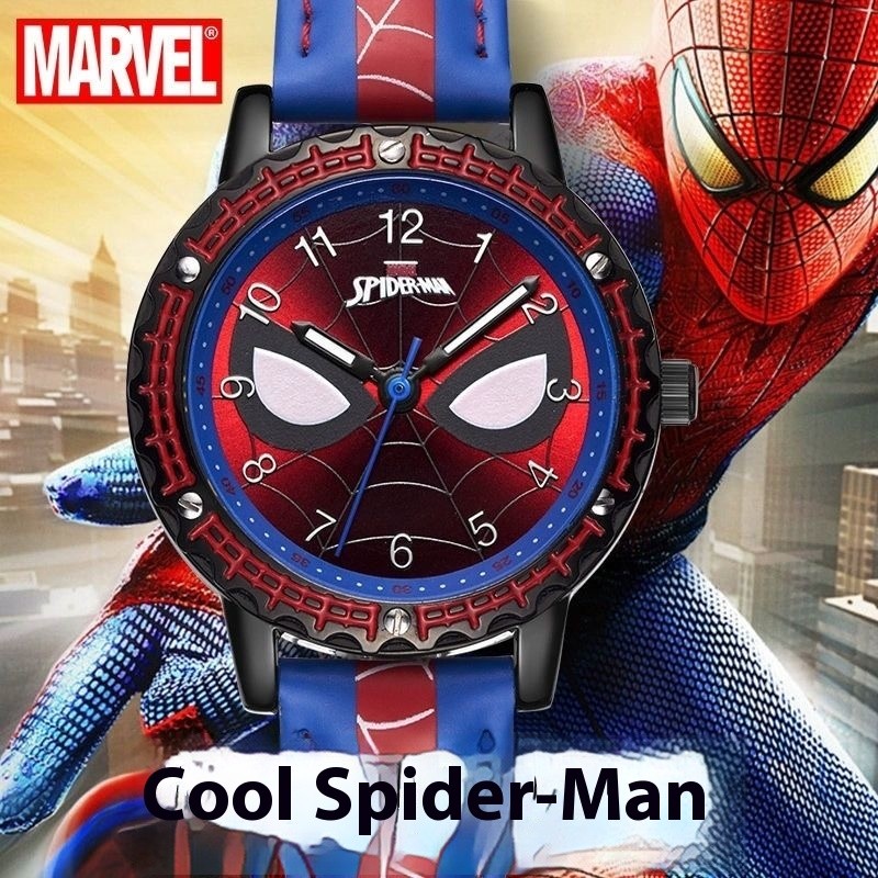 นาฬิการะบายน้ําสำหรับเด็ก Marvel Spider-Man ออกแบบสร้างสรรค์ คุณภาพสูง