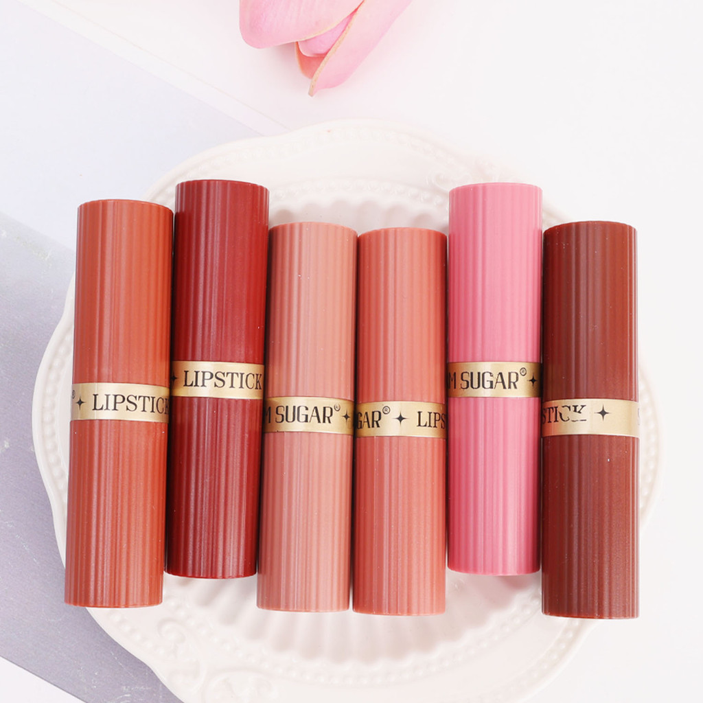 Punk Style Long-Lasting Waterproof Sexy Red Lipstick – Non Fade Pearlescent Shimmery Sparkling Lipstick Beauty Makeup ราคา ถูกที่สุด ดีลบีเคเค แกลเลอรีภาพที่ 8