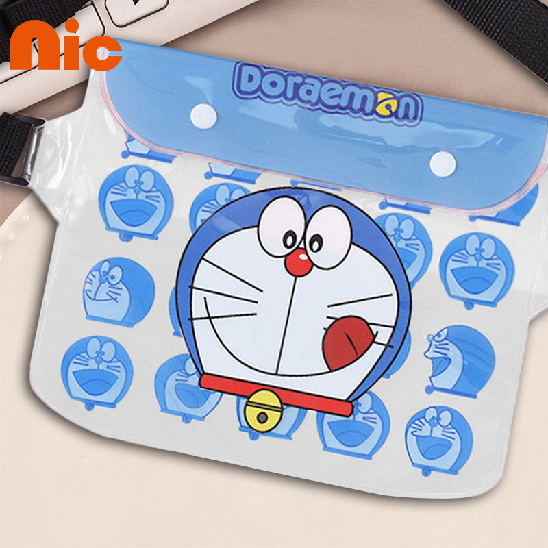 NIC 22cm ซองกันน้ํา กระเป๋ากันน้ำ ลายการ์ตูน waterproof bag Doraemon โดราเอมอน Kitty คิตตี้ Mickey มิกกี้เม้า มิกกี้เมาส
