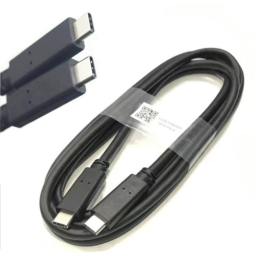 ความเร็วสูง 10Gbps 1M Dell USB 3.1 Type C ถึง USB C Gen2 30V 5A ชายซิงค์ข้อมูลสายชาร์จสายไฟ 2R4CW