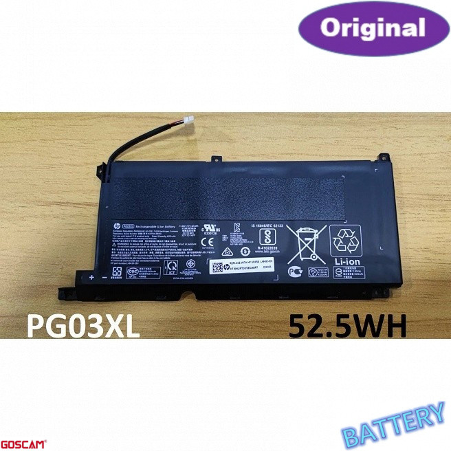 ✿BATTERY ORIGINAL HP แบตเตอรี่ ของแท้ HP Pavilion Gaming 15-DK Pavilion Gaming 16-A0  L48495-005   P