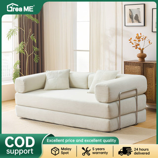 (Free Shipping) Trikings Compression Sofa Bed - 6-in-1 Multifunctional Foldable Sofa for Small Spaces, High-Density Foam & Easy Setup