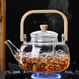 [จัดส่งวันนี้] รอบเตาหม้อแก้ว Tea-Making หม้อยกคานทนอุณหภูมิ…