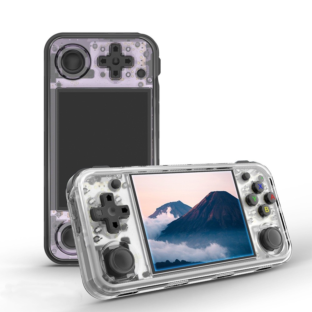 ฝาครอบป้องกันโปร่งใสสําหรับ Anbernic RG35XX H เกมคอนโซล TPU กรณี Cooling Anti-Drop Shell