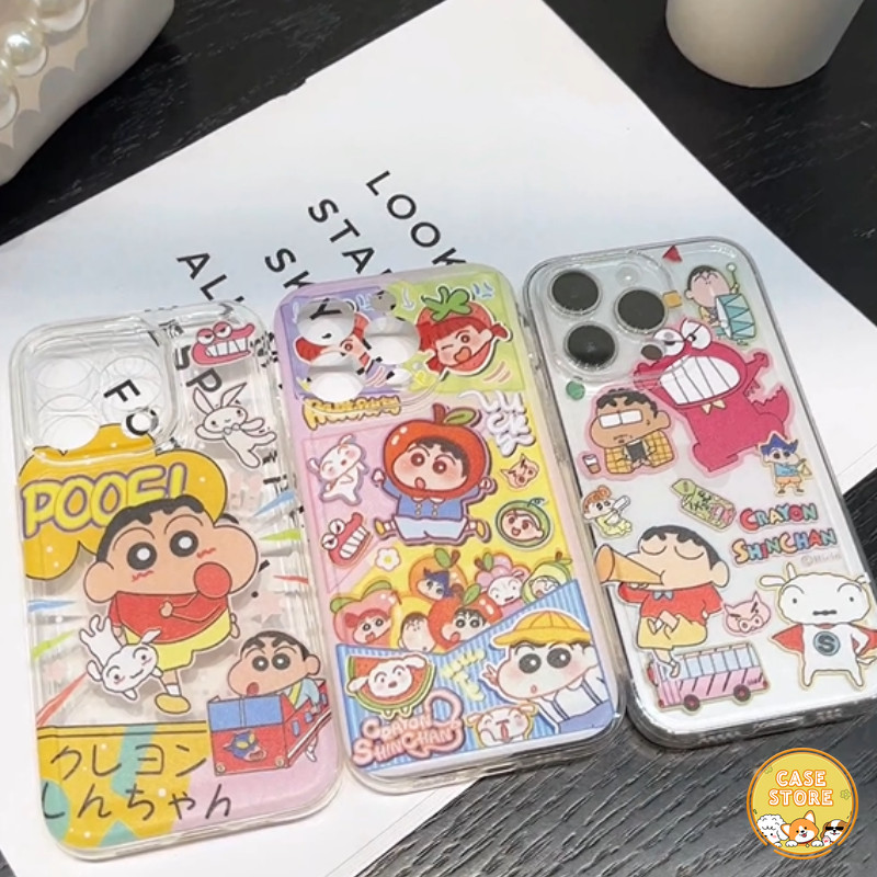 ธนูสีขนม สำหรับ Realme 59i 8i C30 C21 5i C31 C25s C15 5S C3 C21Y C12 C25 C25Y C35 C30s เคสชินจัง