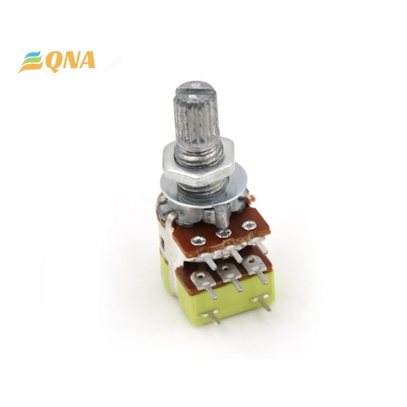 [QNA] B50K 50K Ohm Dual Linear Taper Volume Control Switchesometer Switch ใหม่