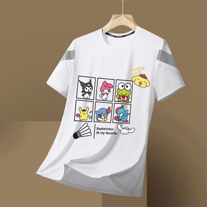 เสื้อแบดมินตันโยเน็กซ์ สำหรับผู้ชายและผู้หญิง ฤดูร้อน ดูดซับเหงื่อ ระบายอากาศ สวมใส่สบาย เหมาะสำหรับการฝึกฝนกีฬาคุณภาพสูง