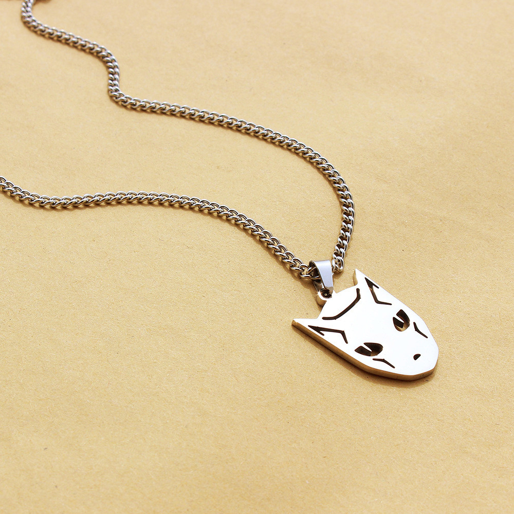 สร้อยคอกันดั้ม Killer Queen จาก JoJo's Bizarre Adventure แบบสแตนเลส สำหรับคอสเพลย์และเครื่องประดับ