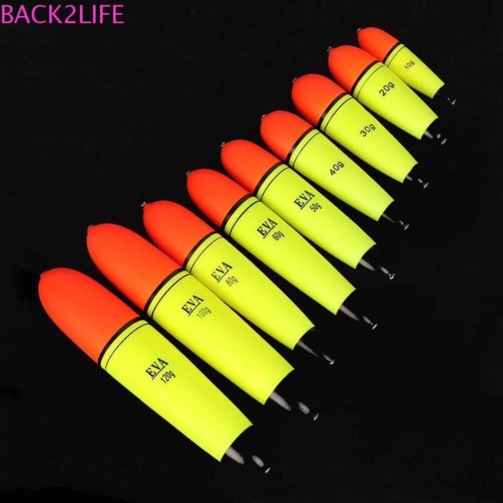 Back2life โฟมตกปลาลอย, 10g-120g ลอยตกปลา Bobber, หลอดทุ่นลอยน้ําโฟมแข็งน้ําหนักเบาตกปลาทะเลสาบความแข็งสูง