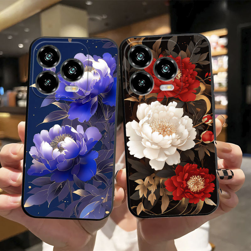 ดอกไม้หรูหรา Marble สําหรับ ZTE Blade V70 / V70 ออกแบบ / V70 Vita / Nubia V70 ออกแบบซิลิโคนอ่อนนุ่มก