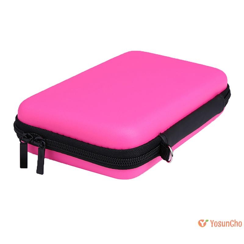 Yosuncho] 1PC สําหรับ 3DS XL 3DS LL EVA ผิวพกพากระเป๋าสําหรับ Nintendo 3DS XL LL พร้อมสายคล้องทนทานรอบป้องกันกรณีใหม่