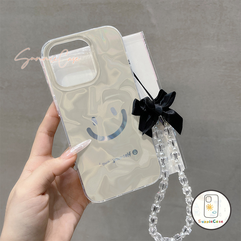 ใบหน้าที่ยิ้มแย้ม เคสไอโฟน12 สำหรับ IPhone 12 13 11 16 15 14 Pro Max 8Plus 7Plus XS XR X Max 7 8 6 6S Plus SE เคส