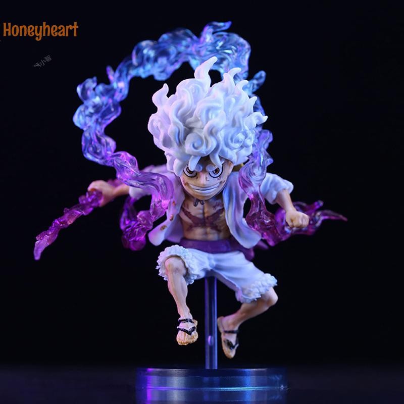 <Honeyheart> 10 ซม.One Piece Figurines Luffy Gear 5 รูป Sun God Niko Luffy Action Figures WCF ตุ๊กตาอะนิเมะ PVC รูปปั้นสะสมของเล่น Nice