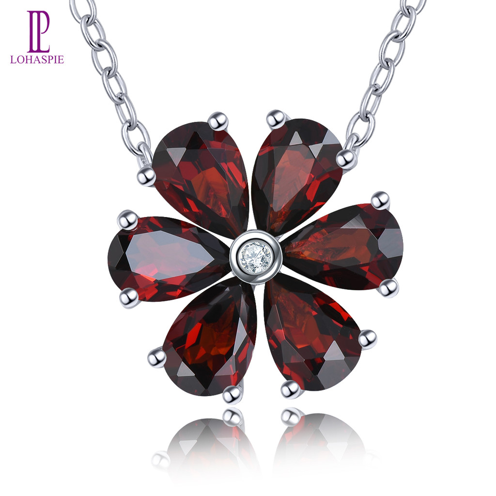 Lohaspie จี้หินโกเมนธรรมชาติ Chrome Diopside ขนาด 2.68 กะรัต จาก.Solid เงินสเตอร์ลิง 925 เหมาะสำหรับเป็นเครื่องประดับผู้หญิง