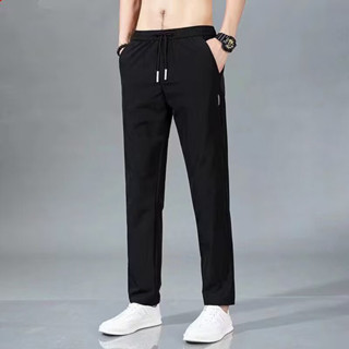 EERSHENSHI กางเกงผู้ชาย ทรงตรง แห้งไว ลำลอง สปอร์ต เทรนด์ใหม…