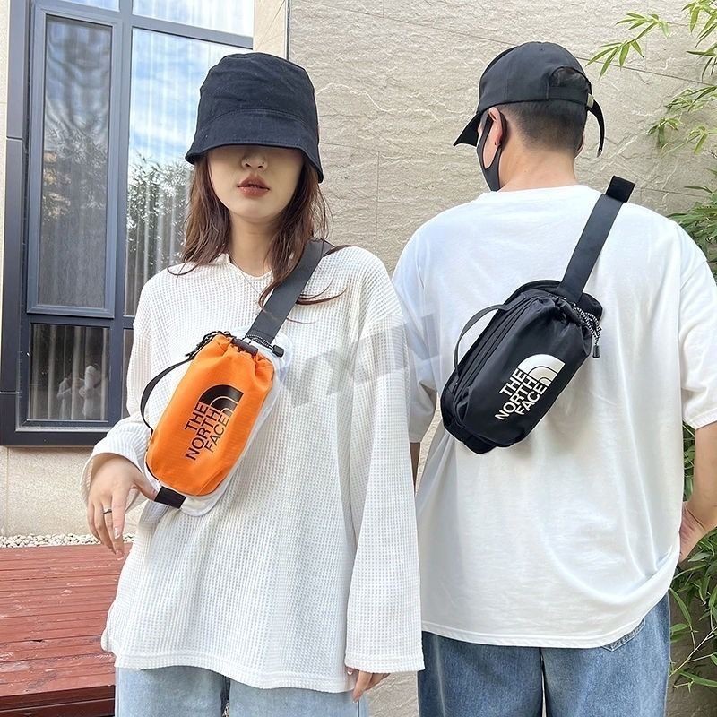 The North Face กระเป๋าคาดอก กันน้ํา สีตัดกัน แฟชั่นฤดูใบไม้ผลิ และฤดูร้อน