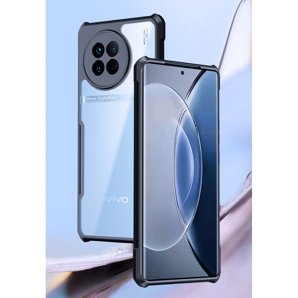 สําหรับVivo X200 Pro 5G X100 Pro X90 Pro 5G Vivo X80 Pro X80 lite X70 Pro X50 Pro Shockตกป้องกันกรณีโปร่งใส