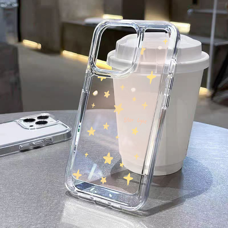 เคสไอโฟน 13 TPU นิ่มกันกระแทก เคสโทรศัพท์ for iPhone 11 12 13 14 15 Pro Max XR XS X 7 8P คันธนูขนาดใหญ่
