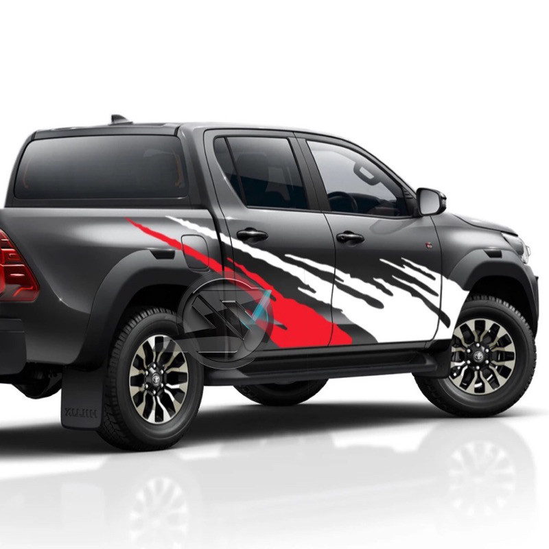 S1088 4x4 Universal Car Body สติกเกอร์สําหรับ Toyota Hilux Revo Vigo Rocco