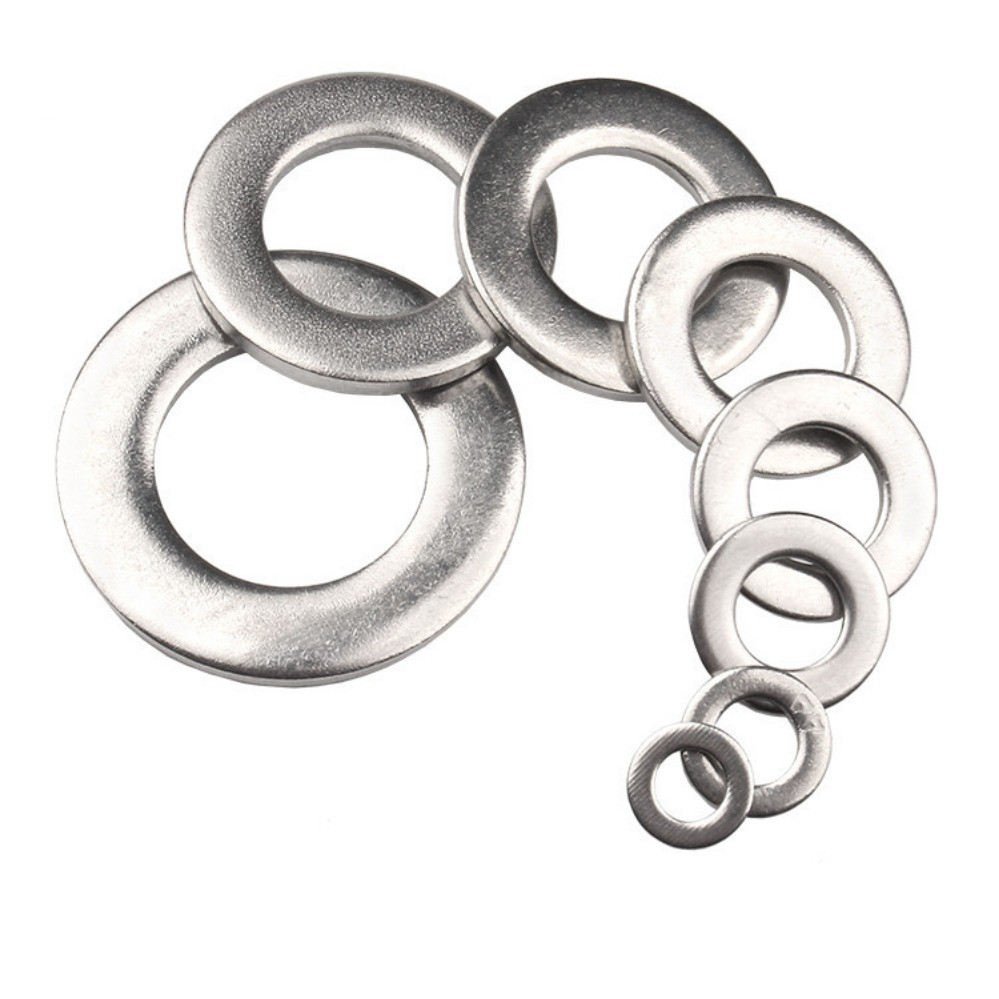 แหวนอีแปะ แหวนรอง น็อตสกรู สแตนเลส 304 / Flat Washer Stainless Screw M5/M6/M8 (XZM-XDM-1) - รูปที่ 5