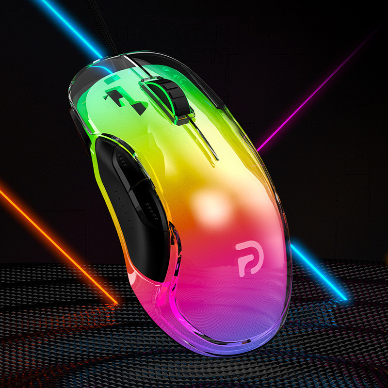 เมาส์เกมมิ่งแบบมีสาย G702 คริสตัลโน้ตบุ๊ก PUBG เมาส์มาโครถ่วงน้ำหนัก RGB เกมมิ่งคอมพิวเตอร์เดสก์ท็อป