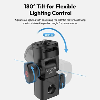 Ulanzi LA04 Light Stand Adapter อะแดปเตอร์ ต่อขาตั้งไฟ ไฟสตูดิโอ กล้อง DSLR Mirrorless แฟลช