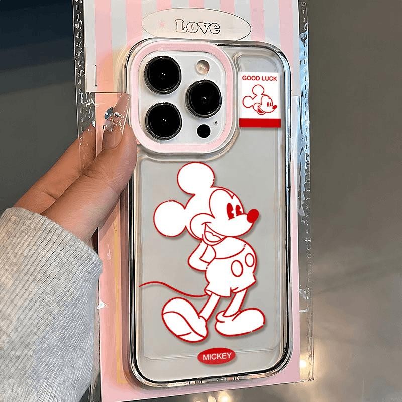 Line Mickey สําหรับ Realme C21 C11 C63 5 C61 C25 หมายเหตุ 50 C25Y C33 C67 10 Pro Plus Narzo 50i C53 