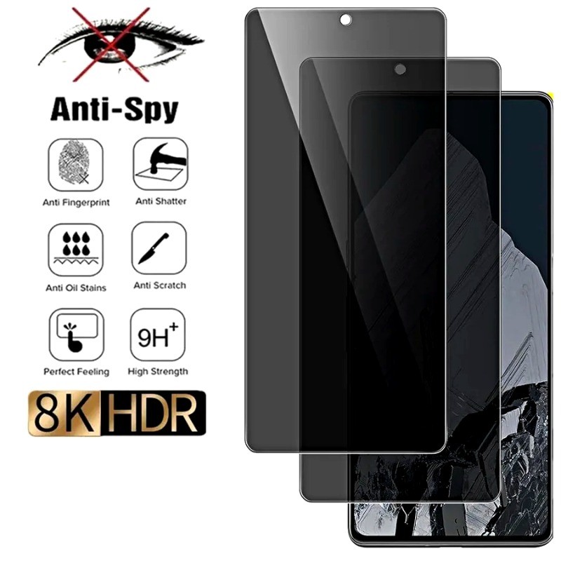 สําหรับ TCL 60R 60 XE SE NxtPaper 4G 1-3Pcs Full กระจกนิรภัย Anti Spy ฟิล์มสําหรับ TCL 50 XL XE SE P