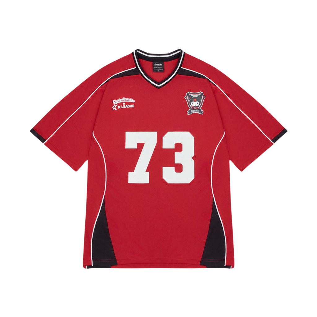 K League X Sanrio Character 2025 เสื้อฟุตบอล Kuromi Pohang Steelers สีแดง